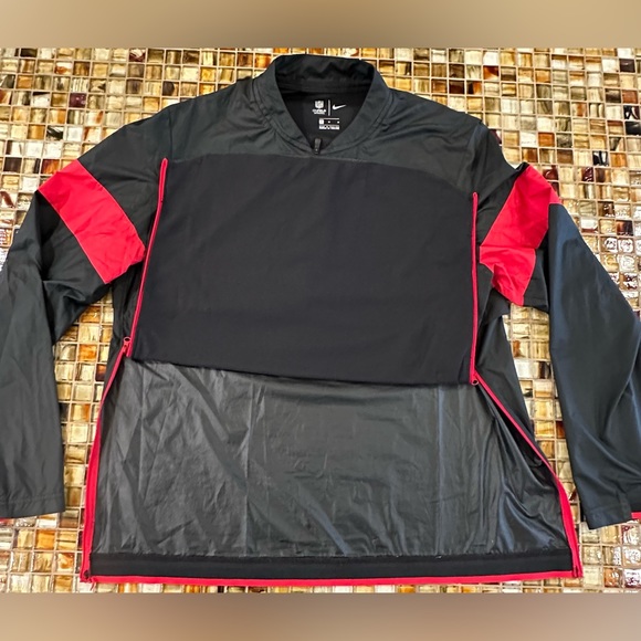 Nike NFL Onfield Apparel Atlanta Falcons Lightweight 1/4 Zip Pullover~M~Ex Cond! - Picture 14 of 15